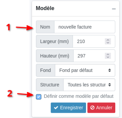 renommer et définir par défaut