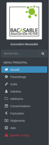 menu principal (version démo)